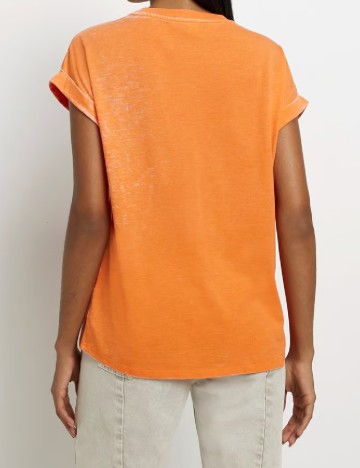Tricou River Island, portocaliu
