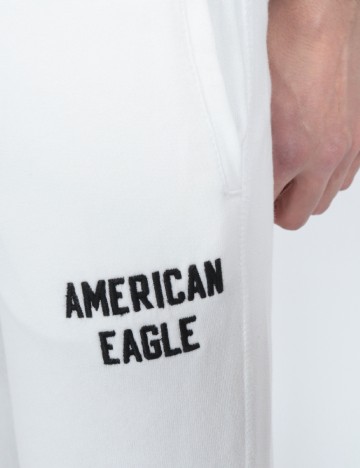 Pantaloni American Eagle, alb