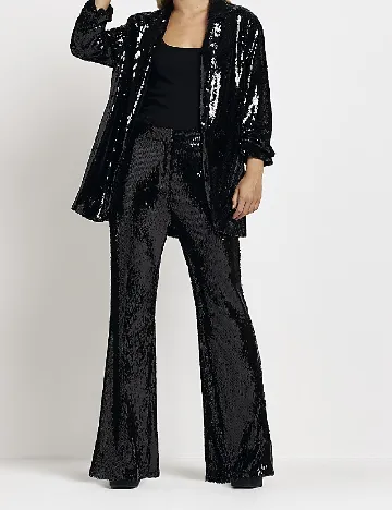 Pantaloni River Island, negru