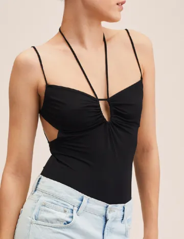 Body Mango, negru Negru