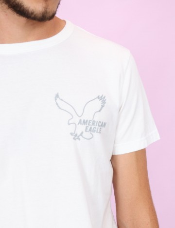 Tricou American Eagle, alb