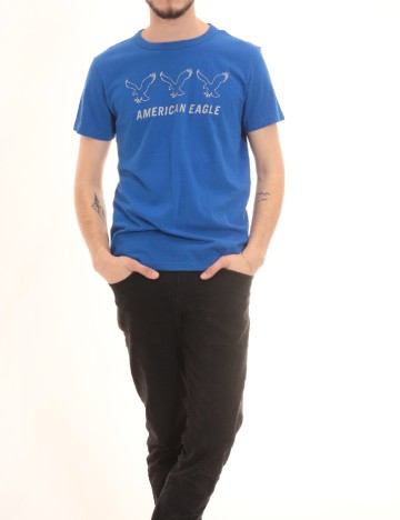 Tricou American Eagle, albastru