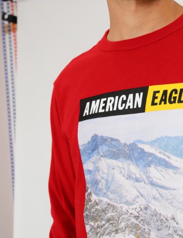 Bluza American Eagle, rosu