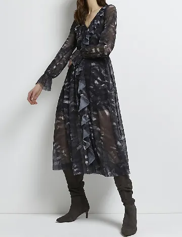 Rochie medie River Island, gri