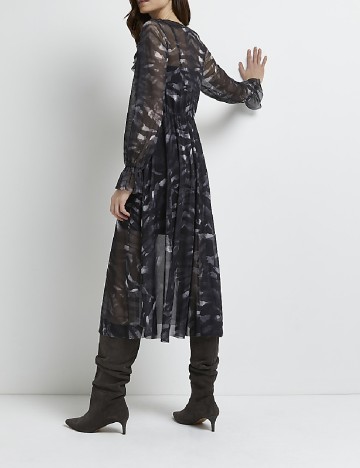 Rochie medie River Island, gri