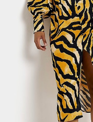 Rochie medie River Island Plus Size, portocaliu