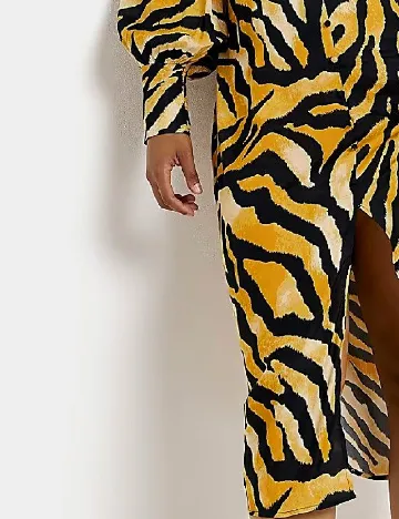 Rochie medie River Island Plus Size, portocaliu