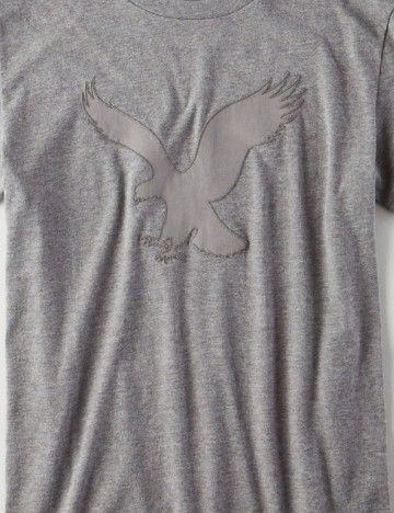 Tricou American Eagle, gri