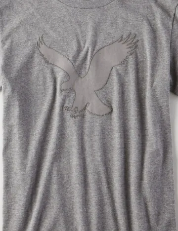 Tricou American Eagle, gri