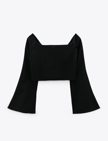 Top Zara, negru, M