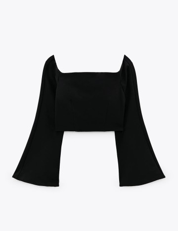 Top Zara, negru