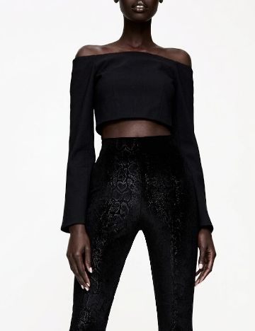 Top Zara, negru, M