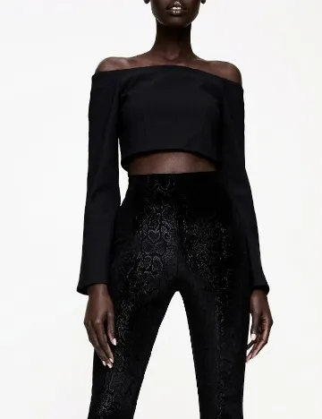 Top Zara, negru