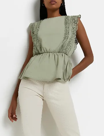 Bluza River Island, verde
