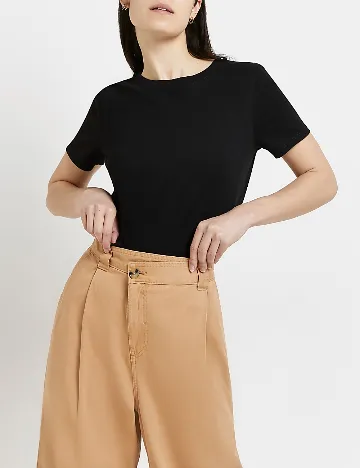 Tricou River Island, negru
