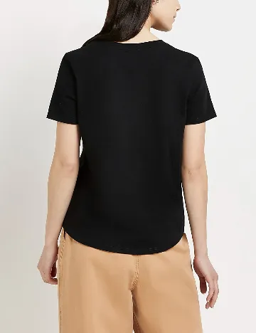 Tricou River Island, negru