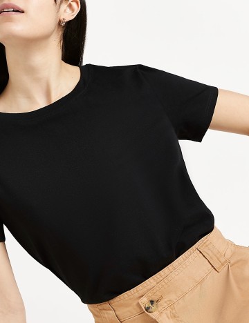 Tricou River Island, negru