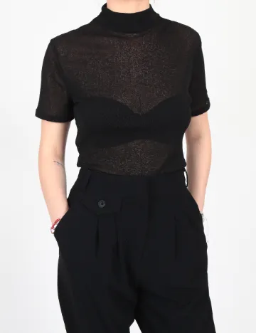 Tricou River Island, negru