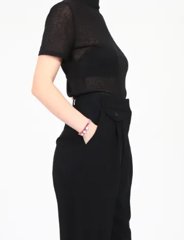 Tricou River Island, negru