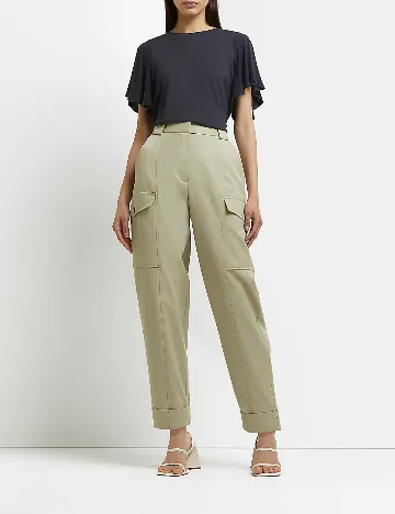 Tricou River Island, gri petrol