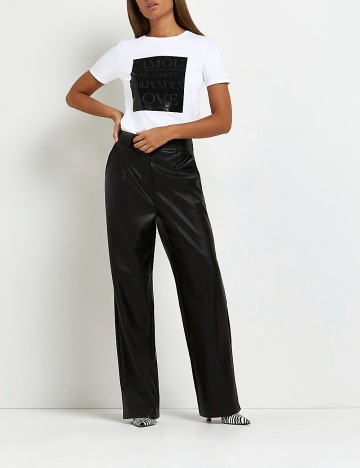 Tricou River Island, alb