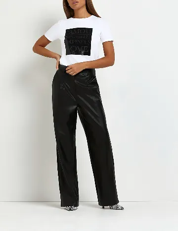 Tricou River Island, alb