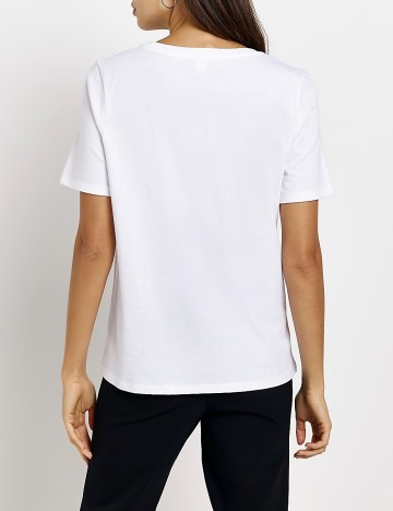 Tricou River Island, alb