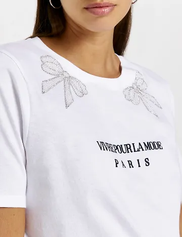 Tricou River Island, alb