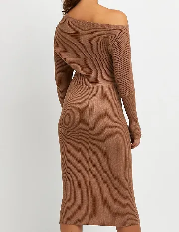 Rochie medie River Island, maro