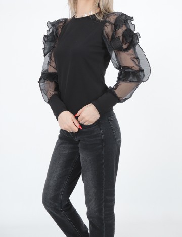 Bluza River Island, negru