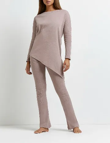 Bluza River Island, roz pudra