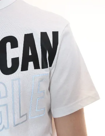 Tricou American Eagle, alb Alb