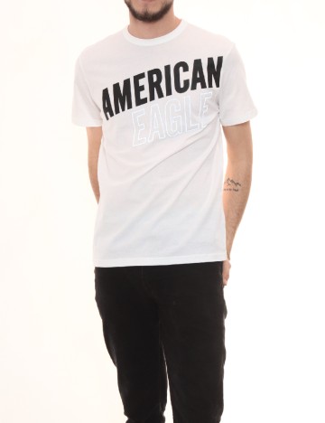 Tricou American Eagle, alb