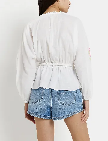 Bluza River Island, alb