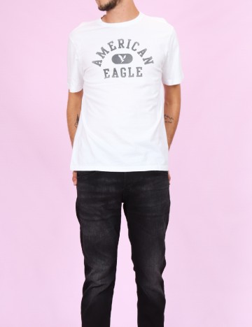 Tricou American Eagle, alb