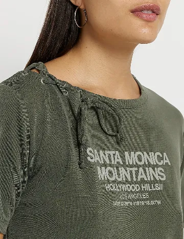 Tricou River Island, verde