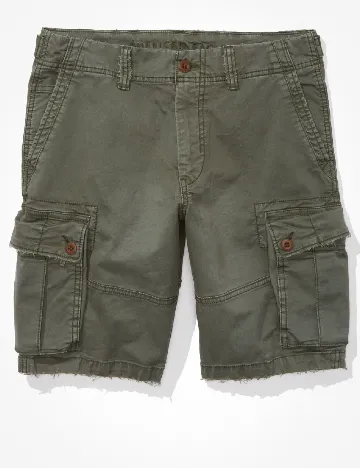 Pantaloni scurti American Eagle, kaki Verde