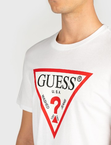 Tricou Guess, alb