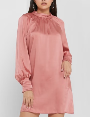 Rochie scurta River Island, roz pudra