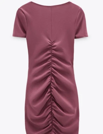 Rochie Zara, roz pudra inchis Roz