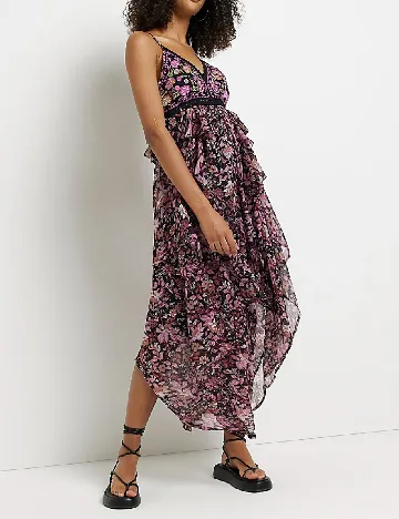 Rochie medie River Island, imprimeu floral