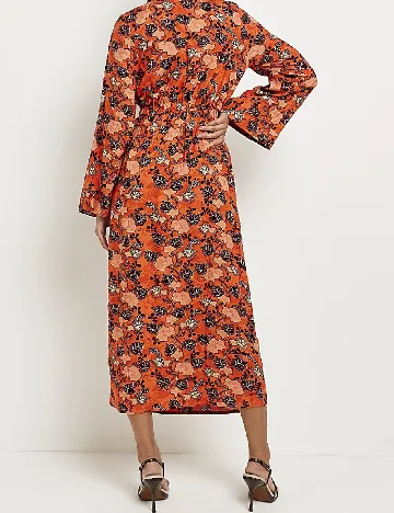 Rochie medie River Island, portocaliu