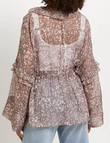 Bluza River Island, roz pudra inchis