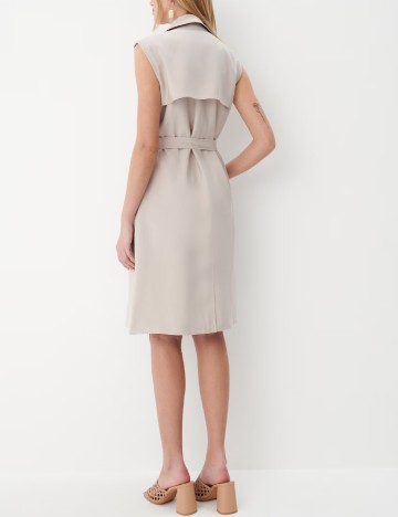 Rochie scurta Mohito, crem