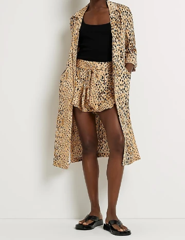 Pantaloni scurti River Island, animal print Animal print