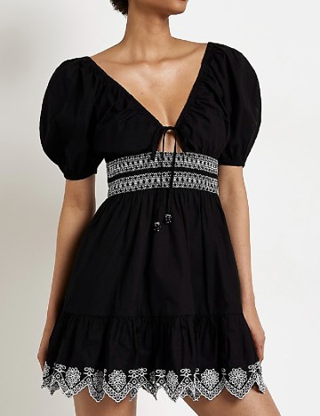 Rochie scurta River Island, negru