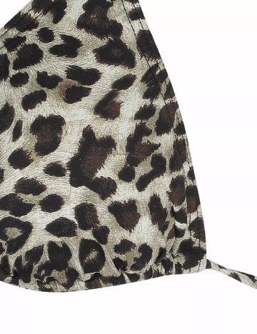 Sutien de baie Pieces, animal print