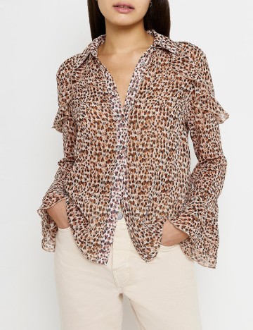 Camasa River Island, animal print