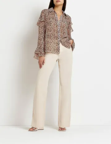 Camasa River Island, animal print