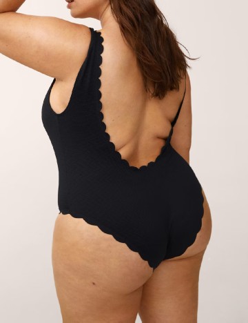 Costum de baie Mango Violeta, negru